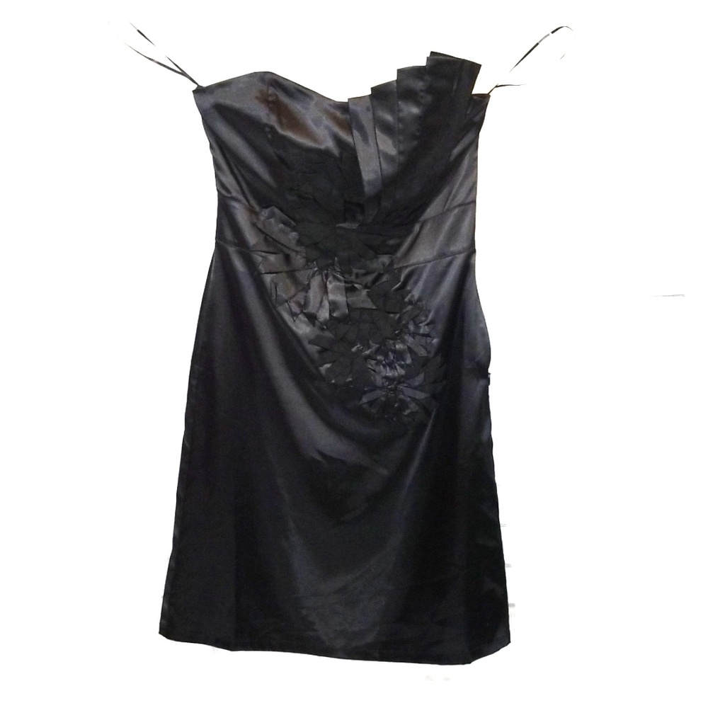 Oxmo black strapless dress size Small